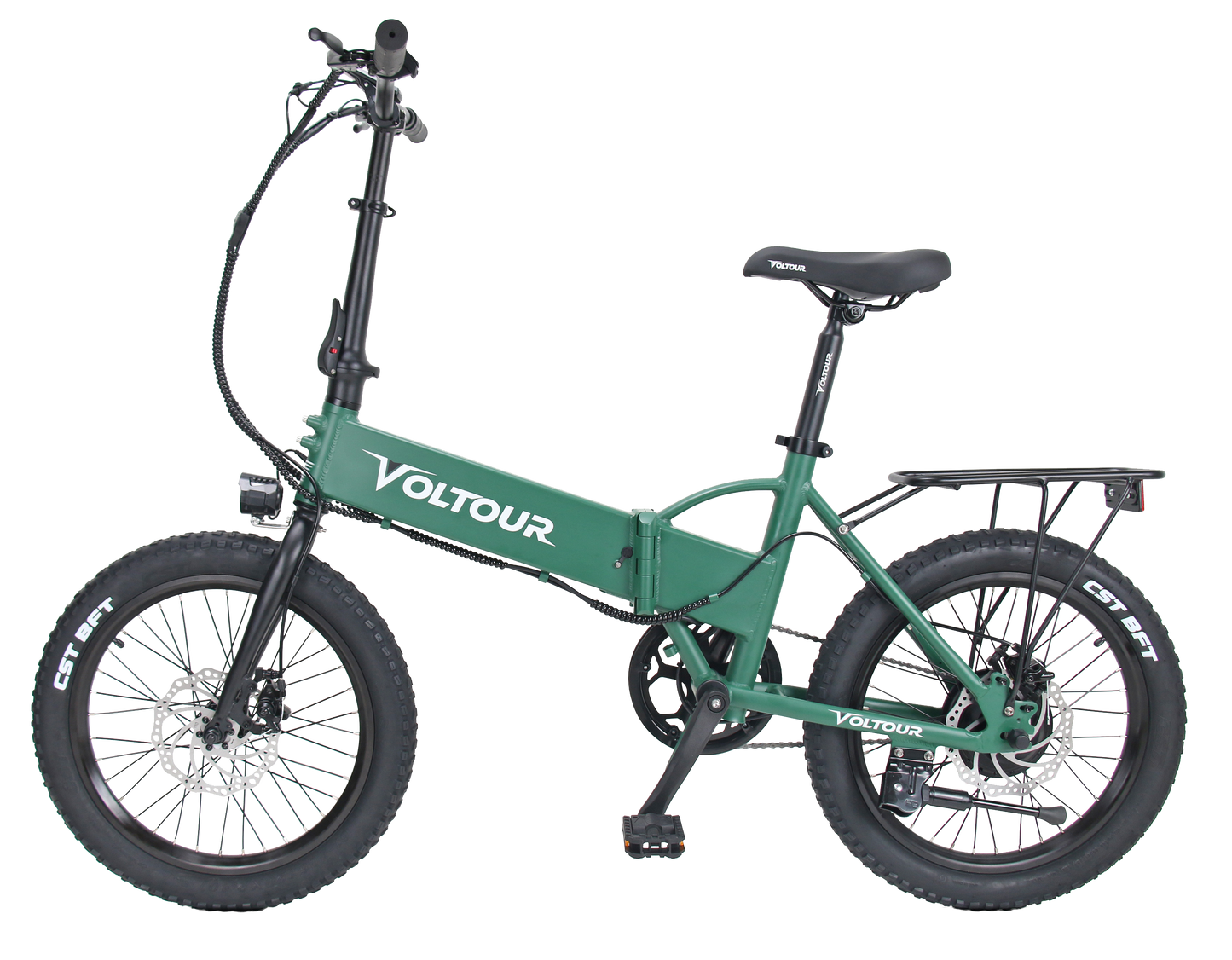 300 Watt Foldable Electric Bike with Step Over Frame - Trailrider