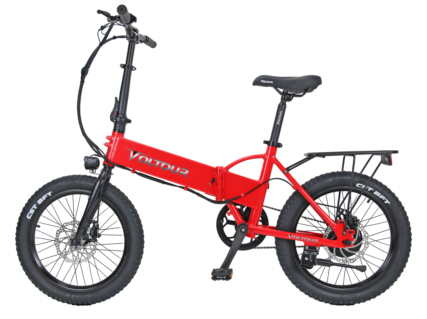 300 Watt Foldable Electric Bike with Step Over Frame - Trailrider