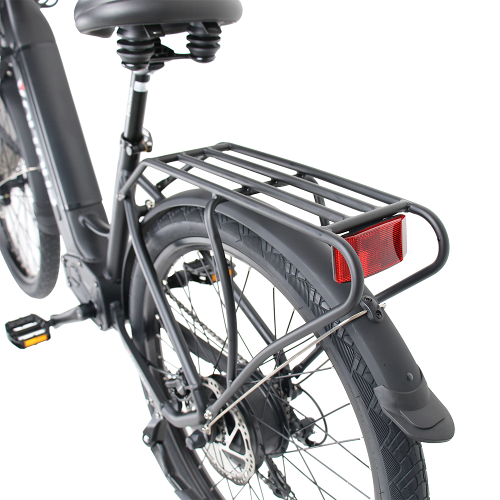 Electric City Bike w/ Stepthru Frame - Jet