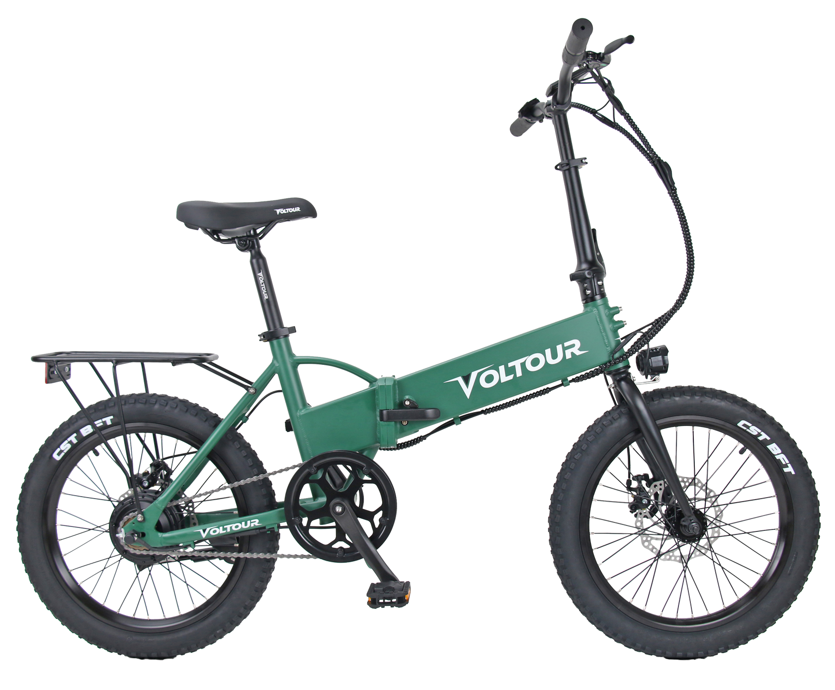 Foldable Electric Bike with Step Over Frame 300 Watt Motor Voltour