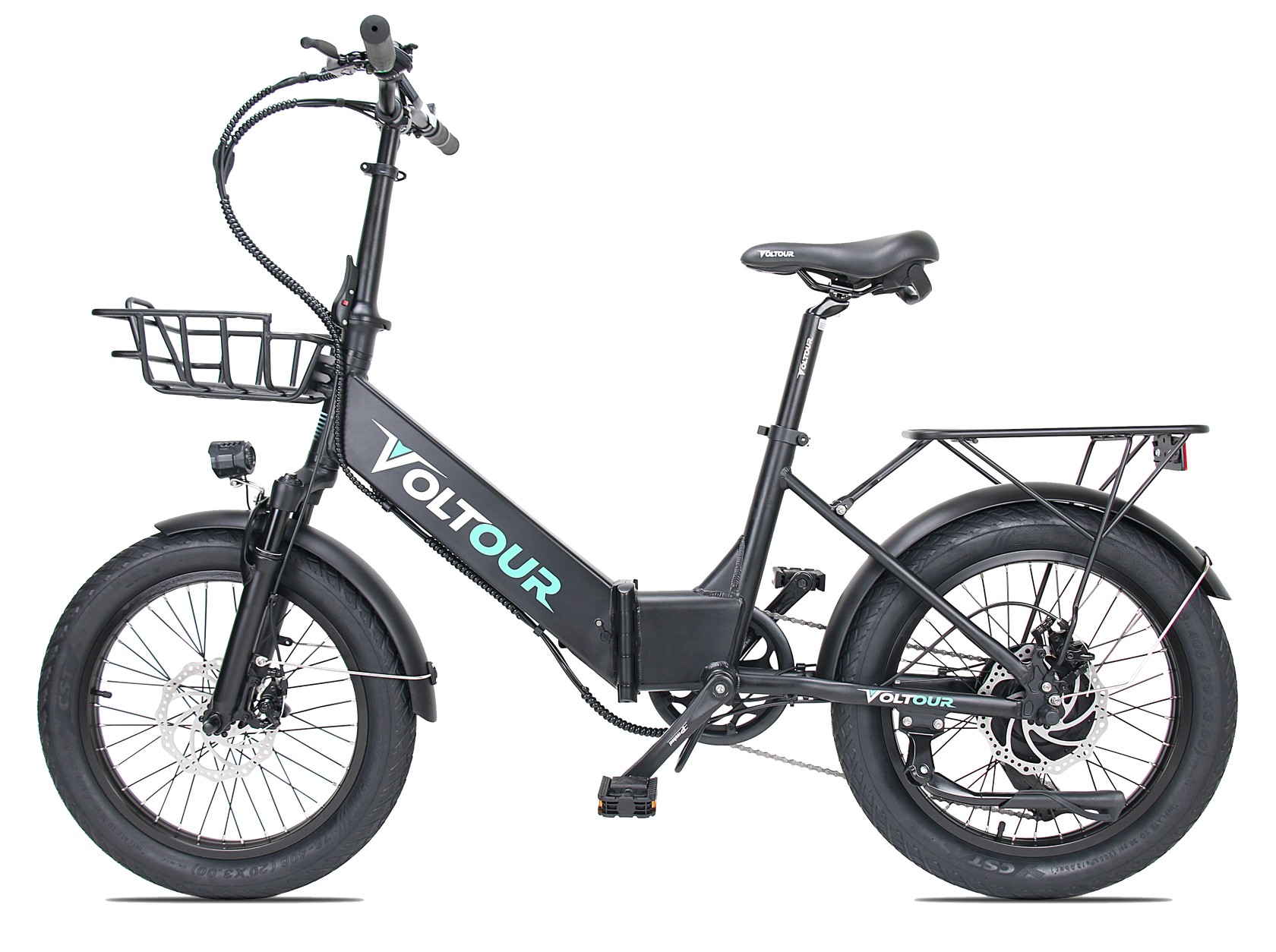 Foldable Electric Bike with StepThru Frame 500 Watt Motor Voltour Bikes