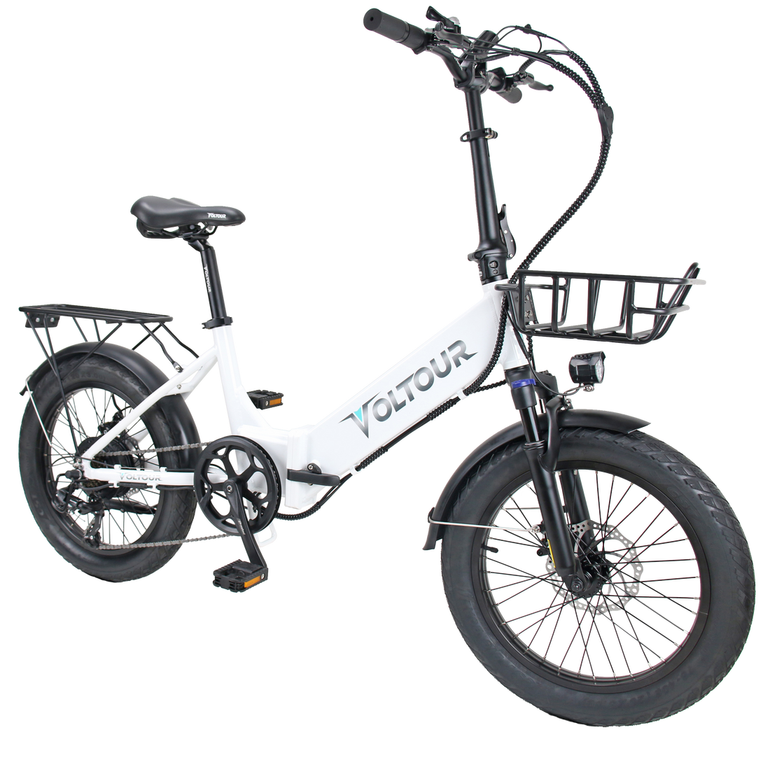 Foldable Electric Bike with StepThru Frame 500 Watt Motor Voltour Bikes