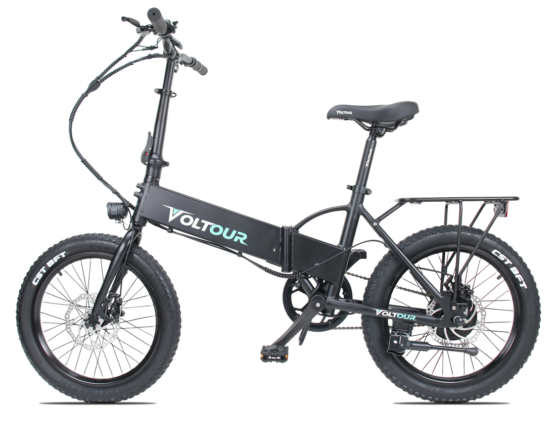 Foldable Electric Bike with Step Over Frame | 300 Watt Motor – Voltour ...