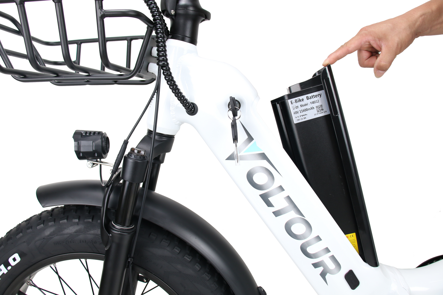 Foldable Electric Bike with 750 Watt Motor Stepthru Voltour Bikes