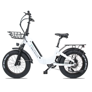 Voltour 20EB-FOLSDSTWT 20In Deluxe Folding E-Bike with Step Thru Frame