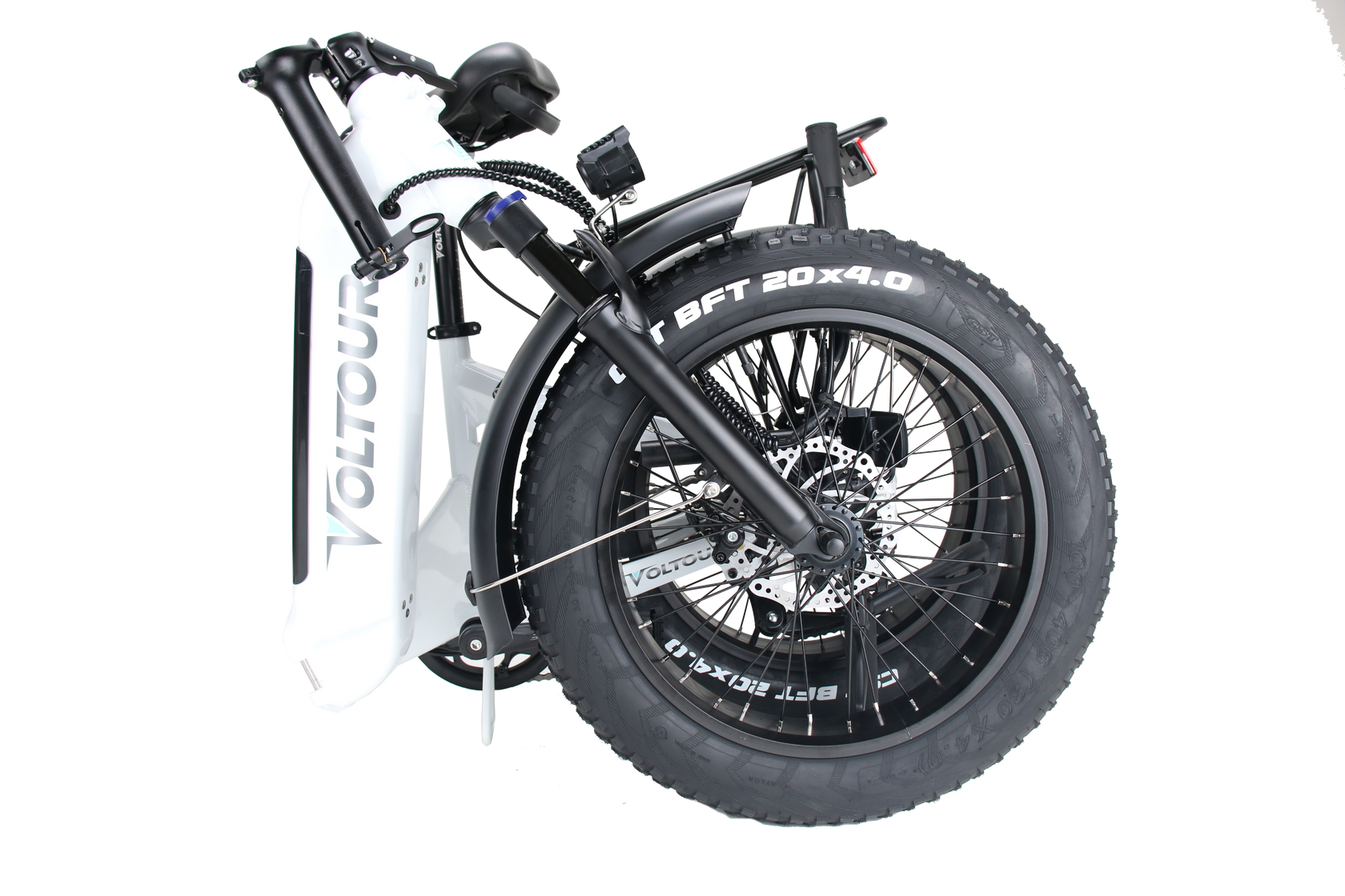 Foldable Electric Bike with 750 Watt Motor Stepthru Voltour Bikes