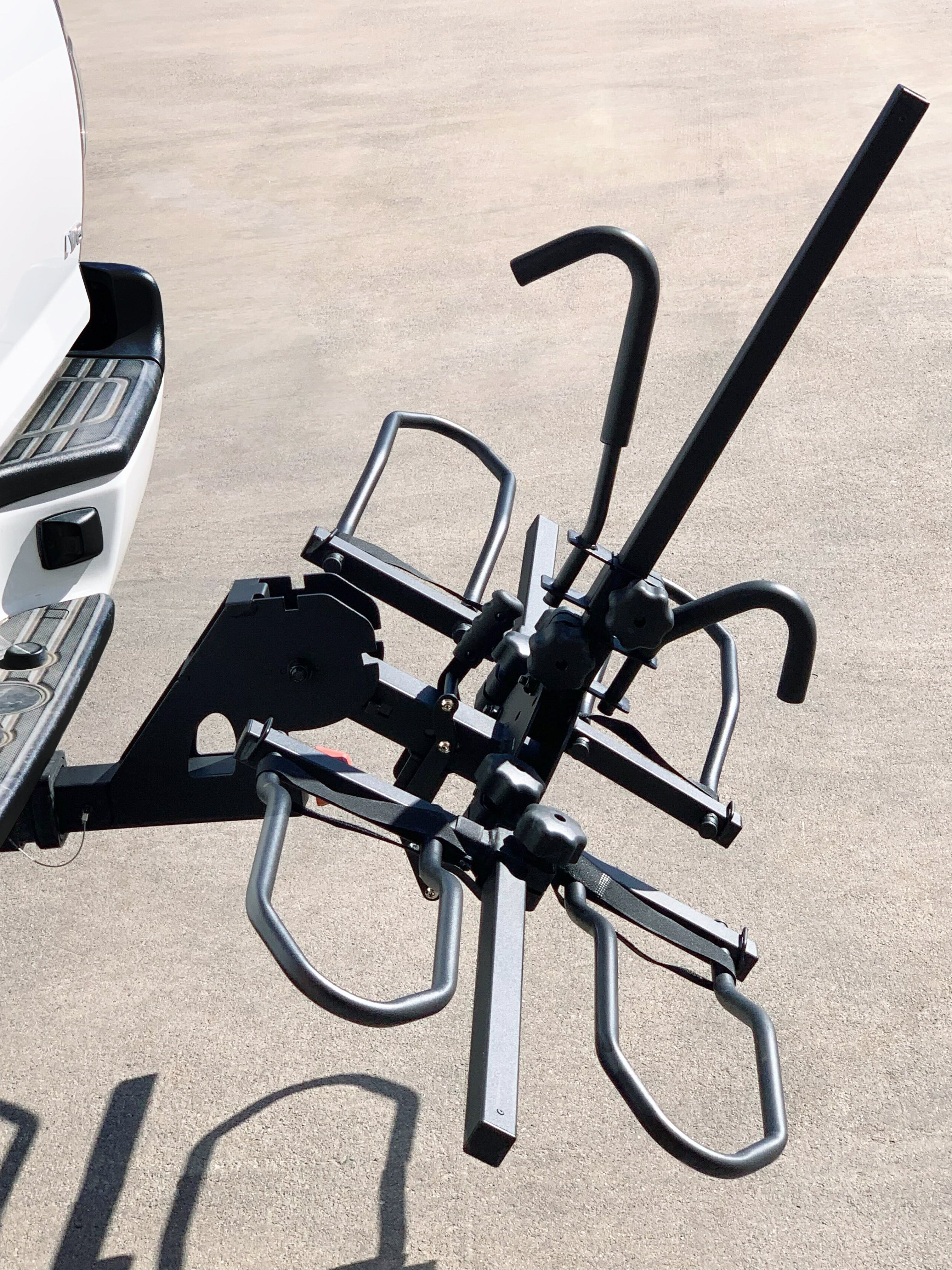 Folding Hitch Bike Rack Voltour – Voltour Bikes - Main Image